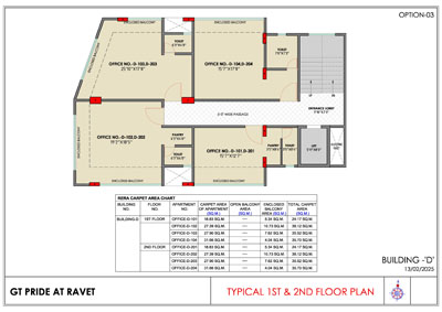 1st & 2nd Floor Plan